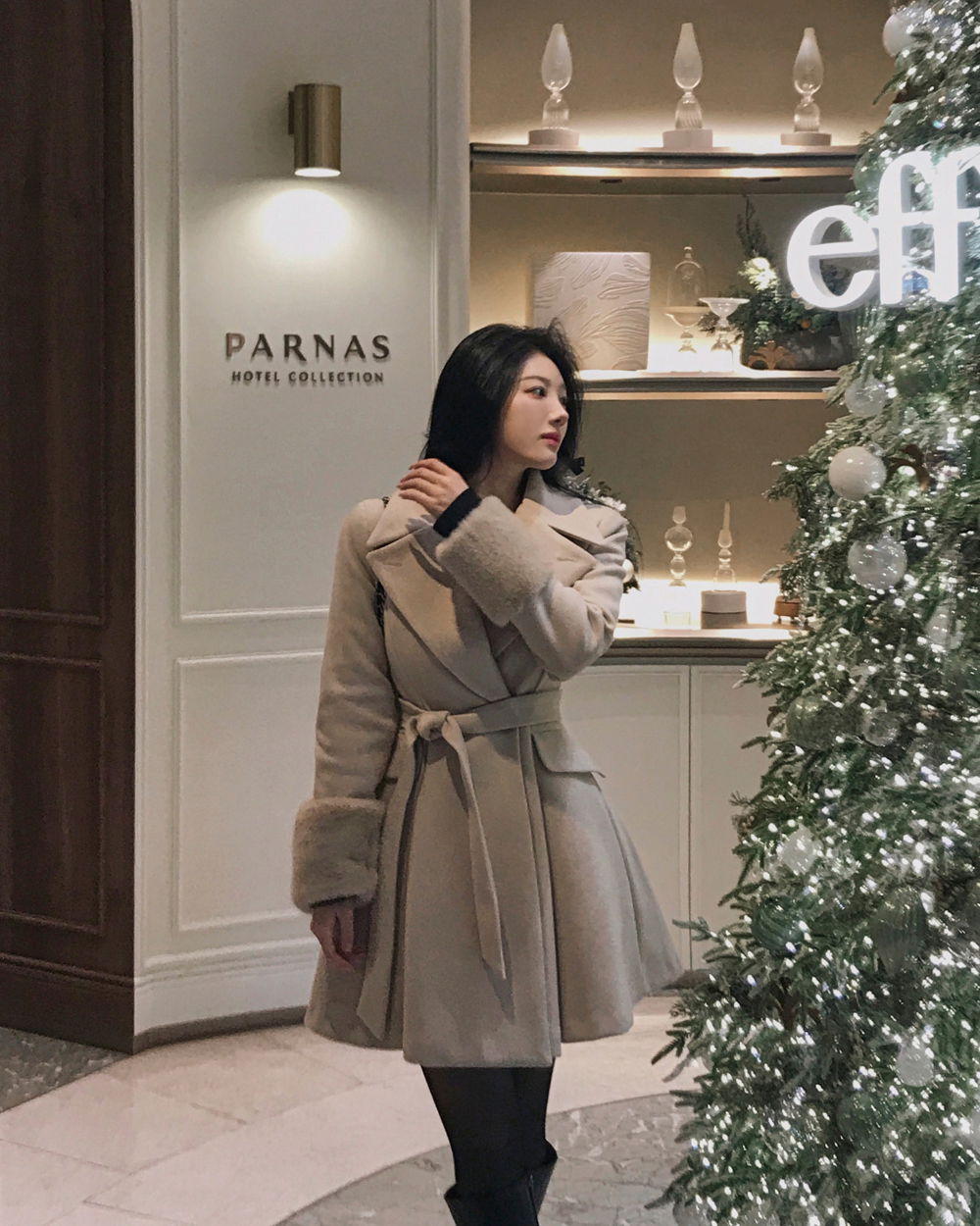 코트 모델 착용 이미지-S1L92