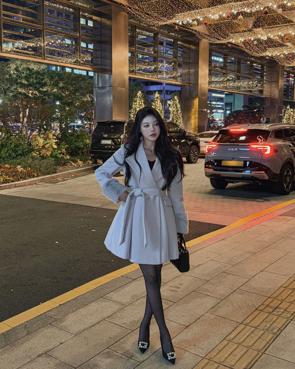 코트 모델 착용 이미지-S1L52