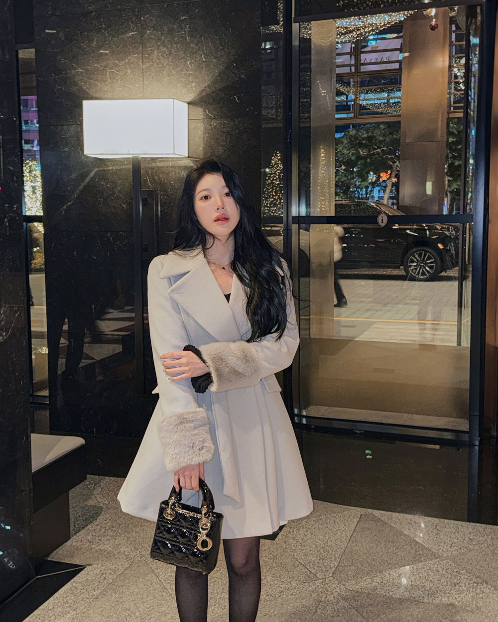 코트 모델 착용 이미지-S1L62