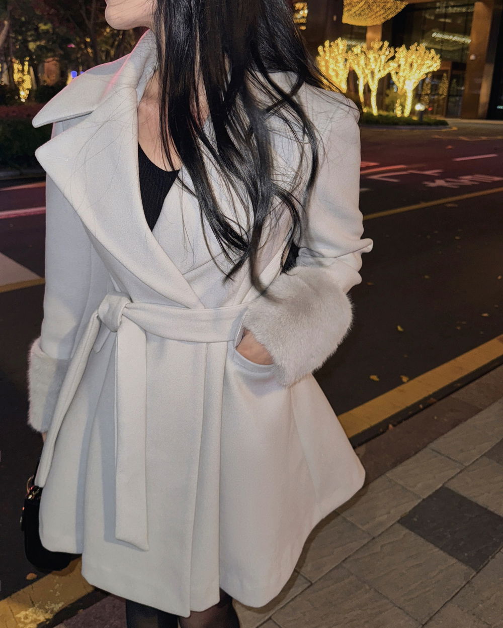 코트 모델 착용 이미지-S1L67