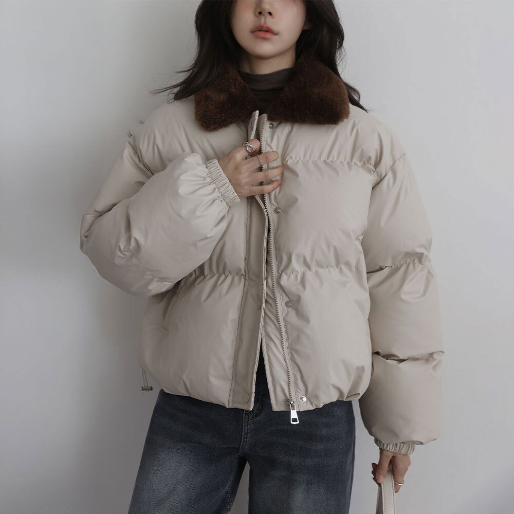 艾弗彩色毛領短襯墊