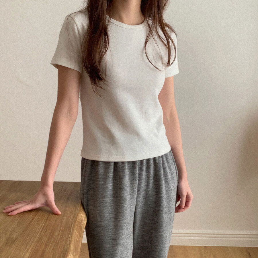 Babe Fleece-lined short sleeve tee