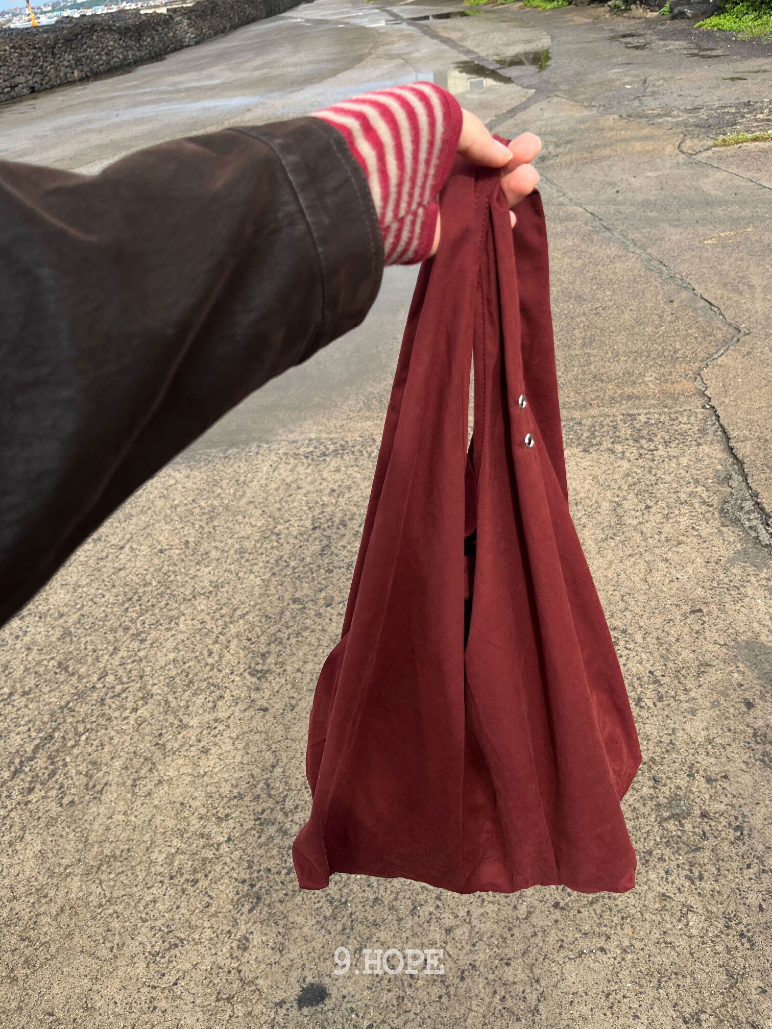 アイレットクランチーピーチバッグ