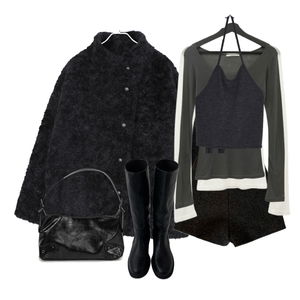 coat,ShortPants,LongSleeve 코디