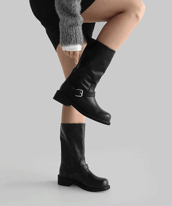 Sorea Buckle Midi Boots