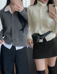 High-neck covered button CD