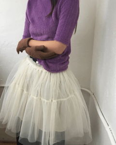 Swan chiffon skirt