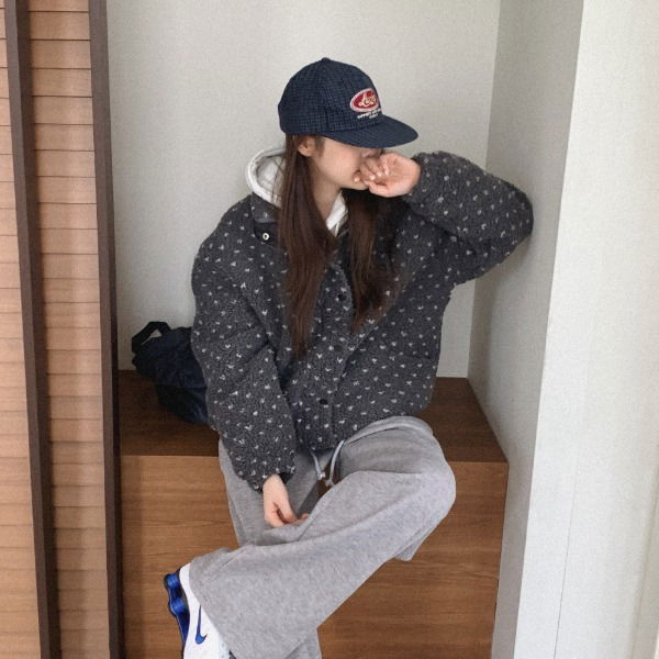 Afore Heart Dumble High Neck Jacket