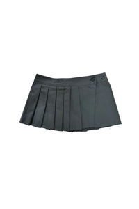 fray pleats skirt