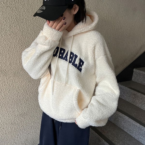 Bodak☁ Adorable Fleece Hoodie 長袖上衣