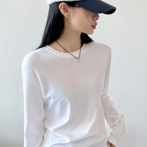 루즈 테비 라운드 기모 긴팔 티셔츠