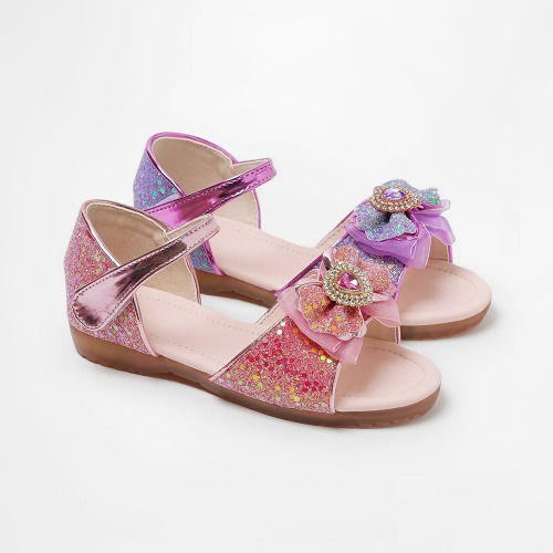 ティキリボンベルクロLEDサンダル