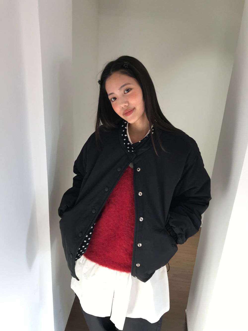 재킷 모델 착용 이미지-S1L15