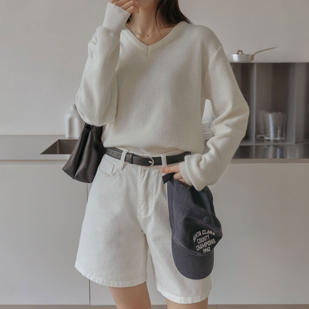 Romande Basic V Neck Knit