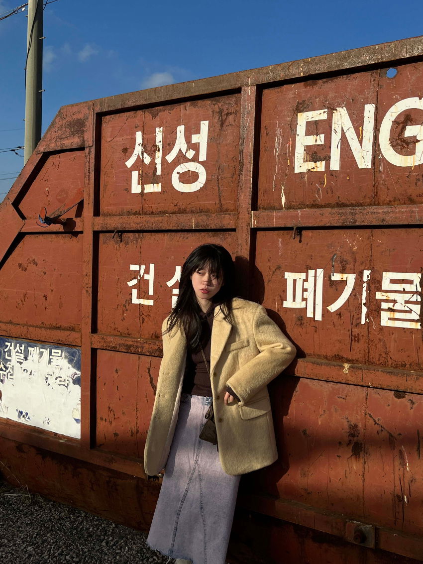 코트 모델 착용 이미지-S1L18