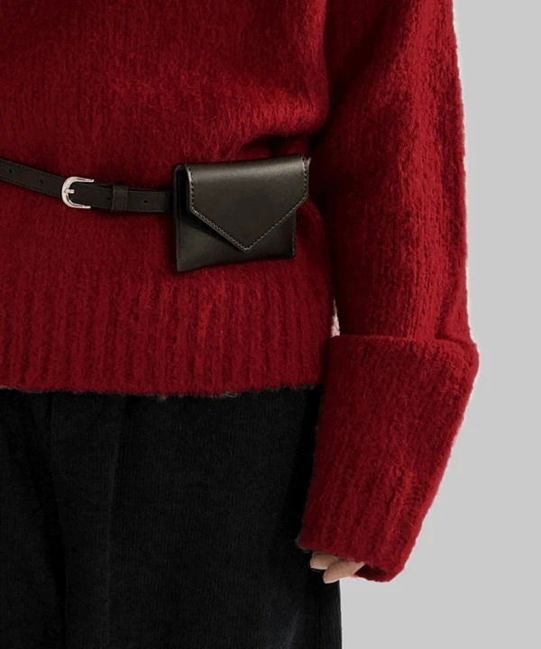 Oatmel mini belt bag