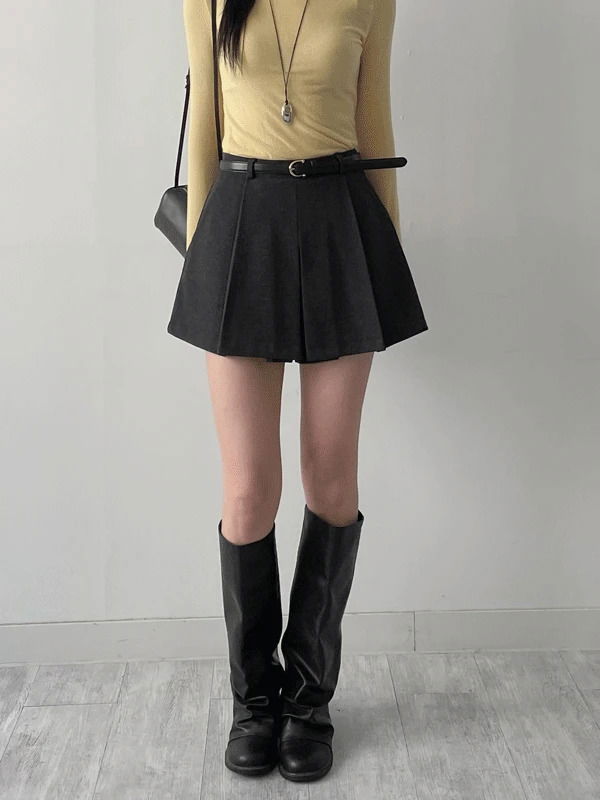 Lipia pleated culotte pants