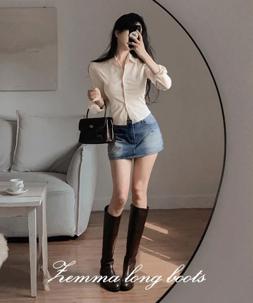 인생롱부츠 젬마 롱부츠 shoes