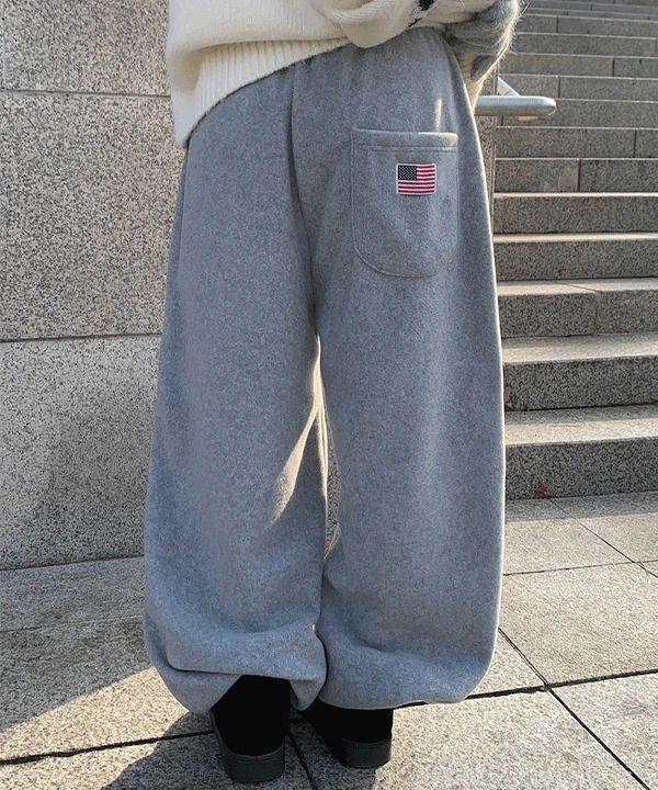 Shooting Fleece Wide Jogger Training Pants