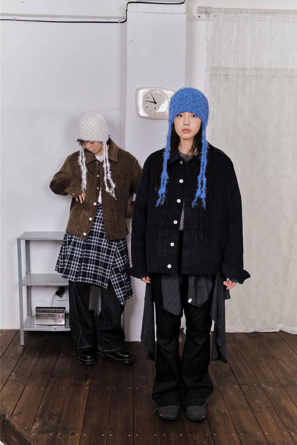 미니 스커트 모델 착용 이미지-S1L7