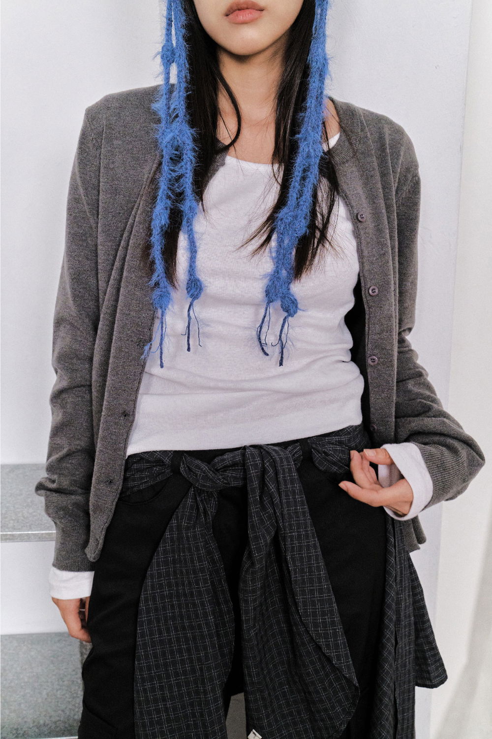 미니 스커트 모델 착용 이미지-S1L16