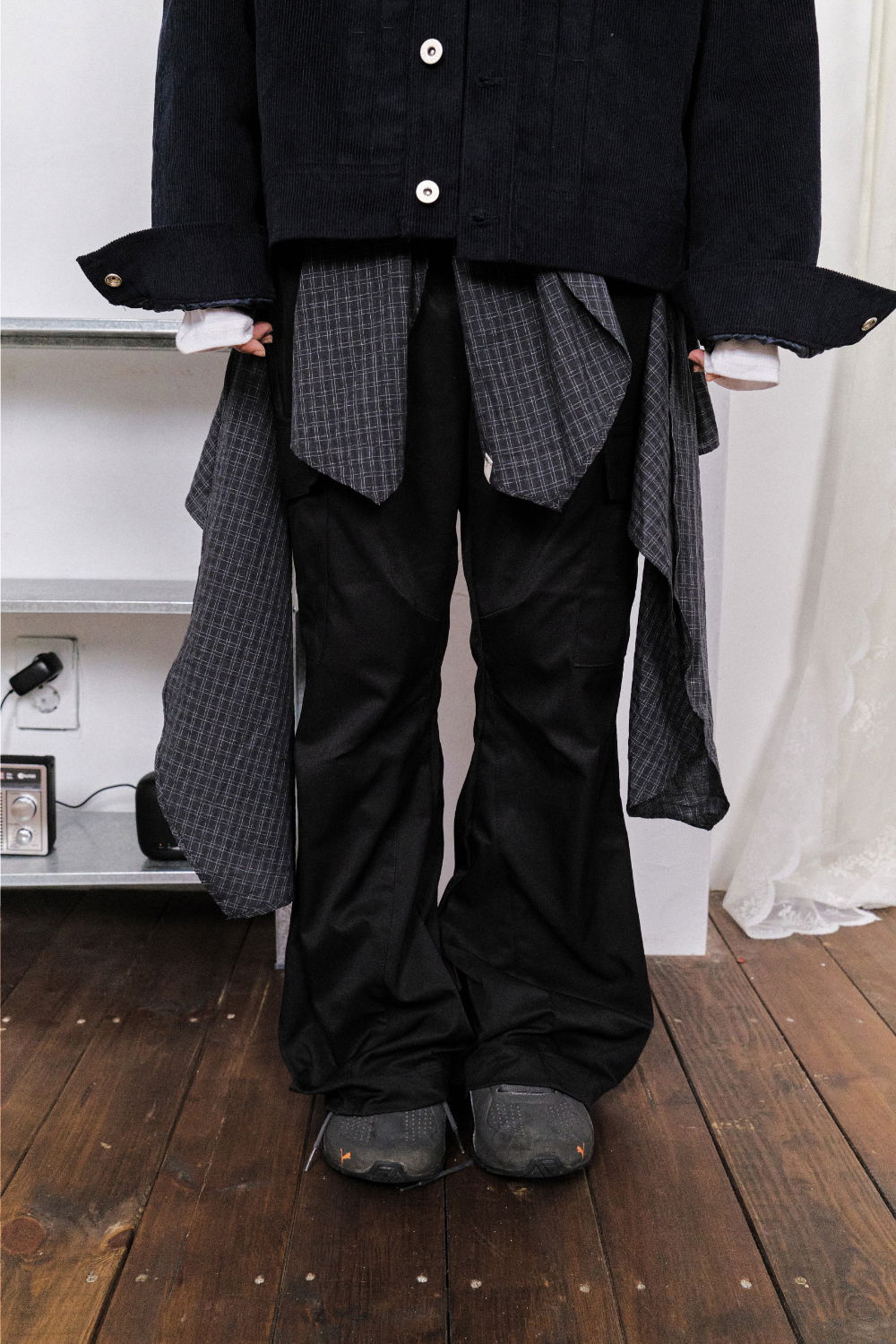 미니 스커트 모델 착용 이미지-S1L9