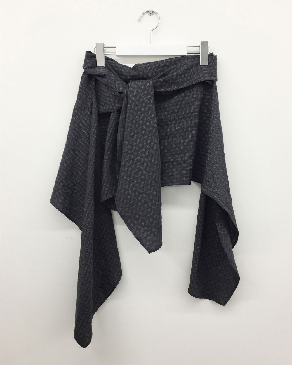 미니 스커트 차콜 색상 이미지-S3L9