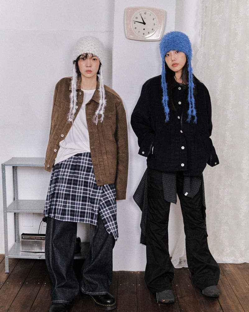 Cargo Engine Flared Denim