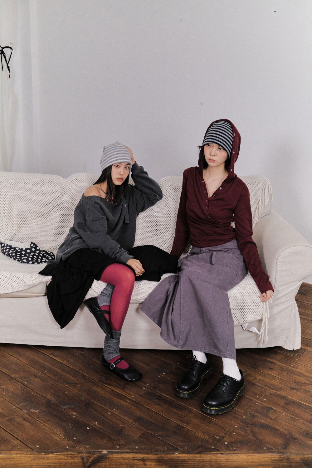 치마 모델 착용 이미지-S1L13