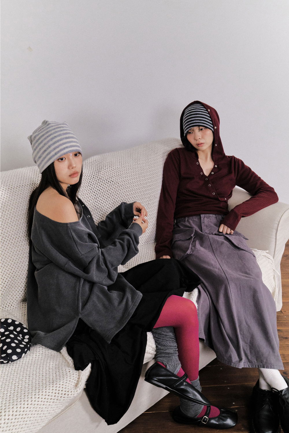 치마 모델 착용 이미지-S1L14