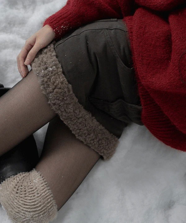 Janet Fur Cotton Mini Skirt 裙子