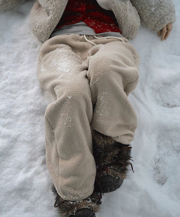 Seiren Dart Fleece Wide Pants