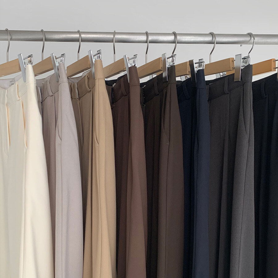 WONT Winter Pintuck Slacks (Delayed delivery)