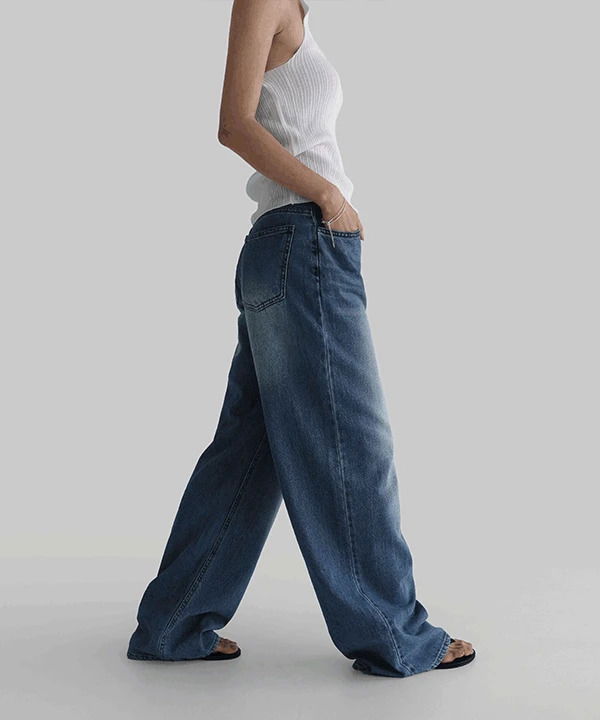ネトスサマーワイドデニムパンツ