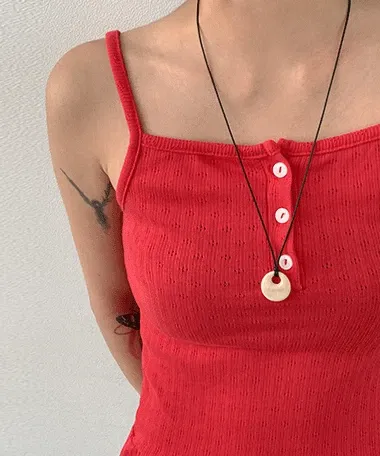 트라이 원석 네크리스