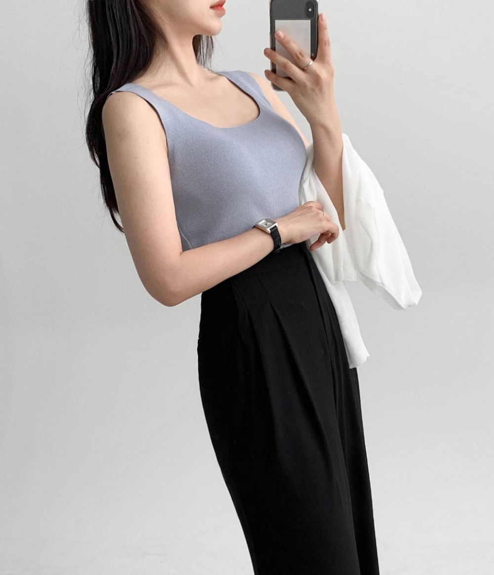 머플러 모델 착용 이미지-S1L64