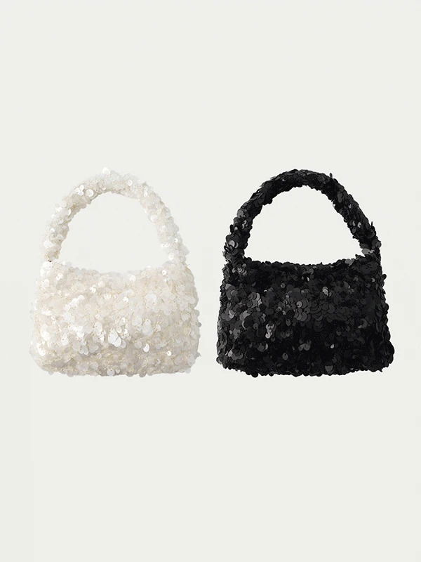 Ailes Winter Sequin Mini Chain Tote Bag 托特包