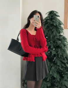 루시 나시+가디건 세트