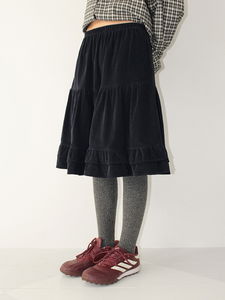 ROMANTIC CORDUROY SKIRT