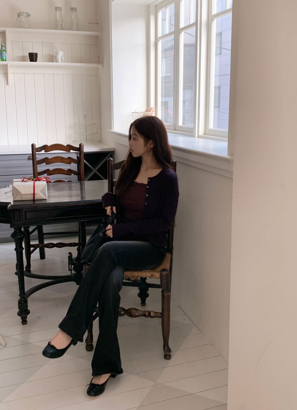 바지 모델 착용 이미지-S1L45