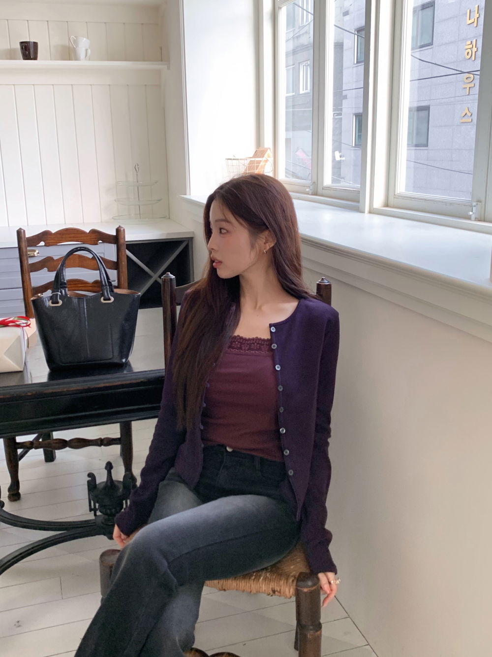 바지 모델 착용 이미지-S1L28