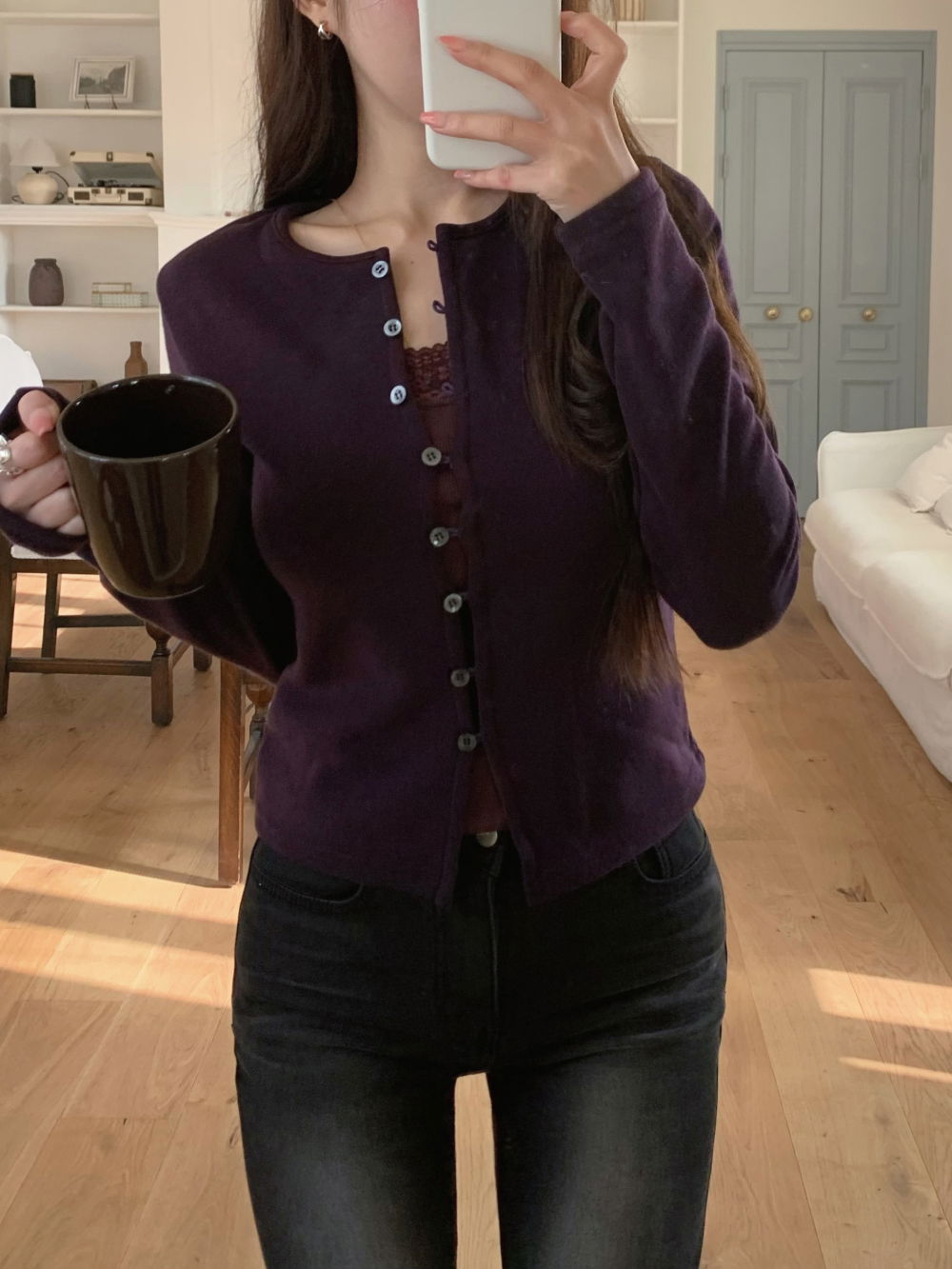 바지 모델 착용 이미지-S1L46