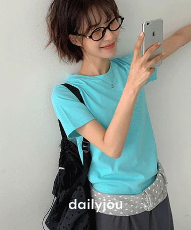 貝利日常色彩短袖T恤