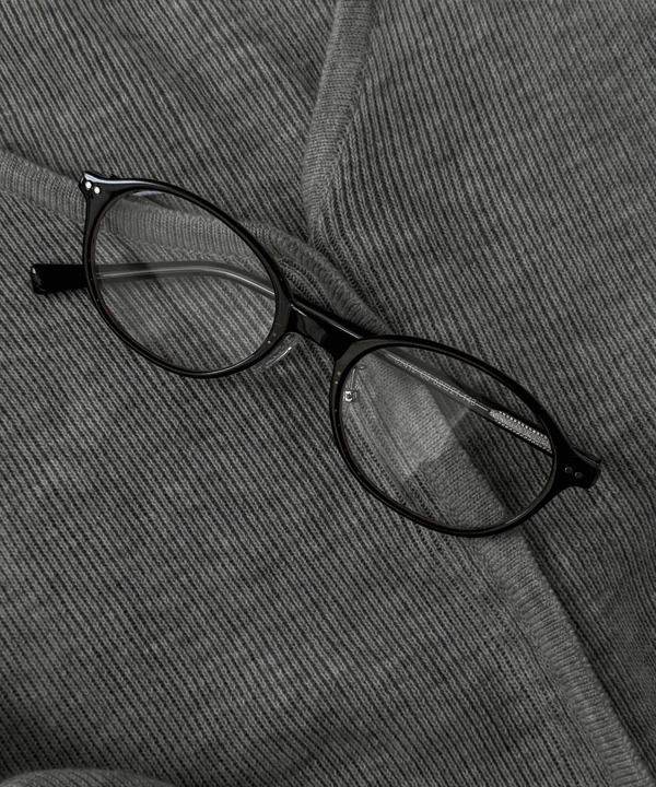 天地亞圓框黑色眼鏡