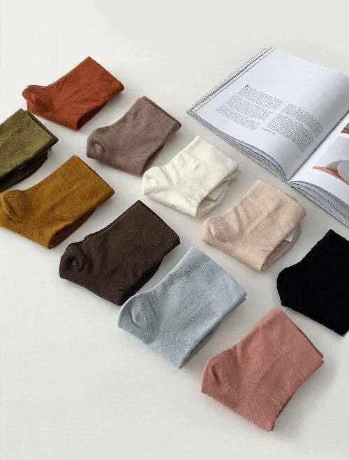 Daily color socks -10color