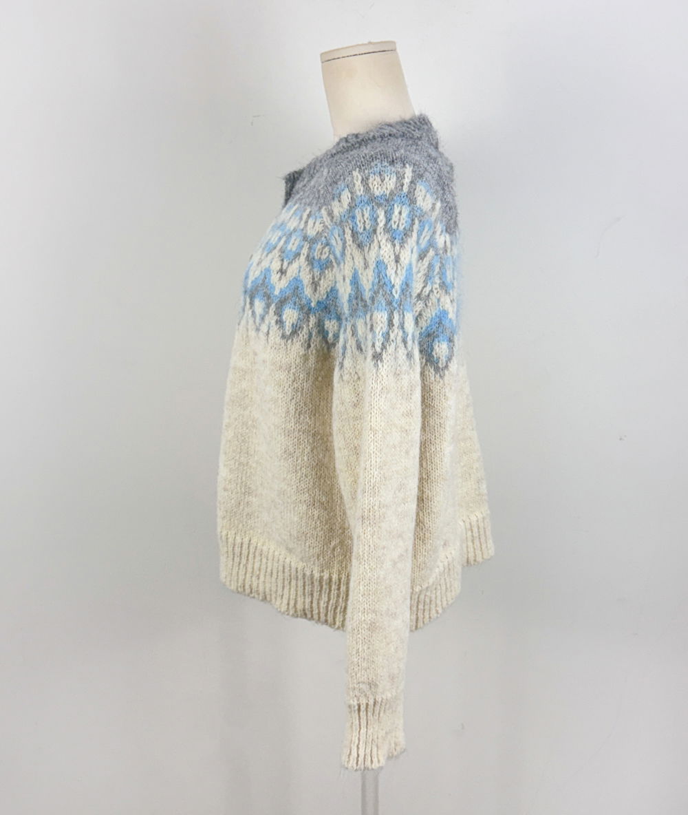 카디건 아이보리 색상 이미지-S1L41