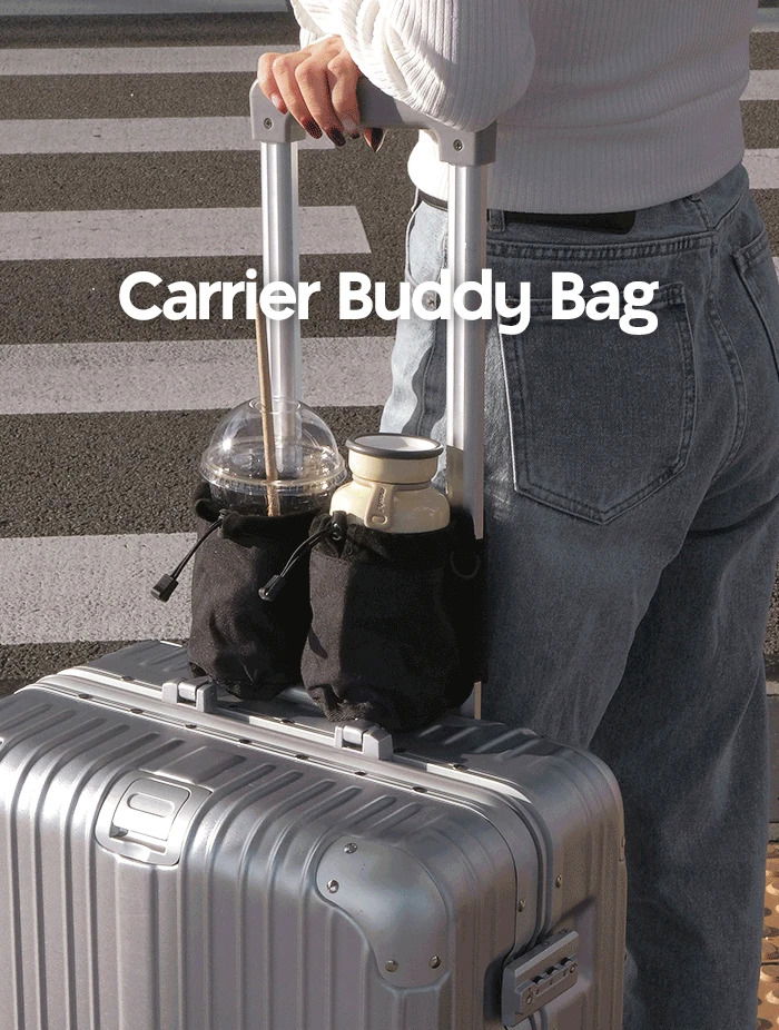 旅行バディバッグキャリア補助タンブラーパスポート旅行バッグ