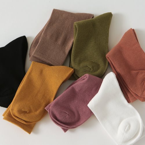 쫀쫀 Shibori Plain Socks ACSCM0d704