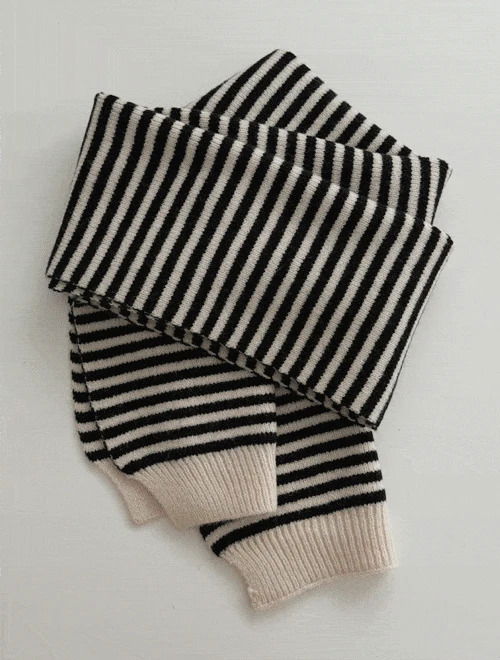 Striped muffler -1 color 配飾