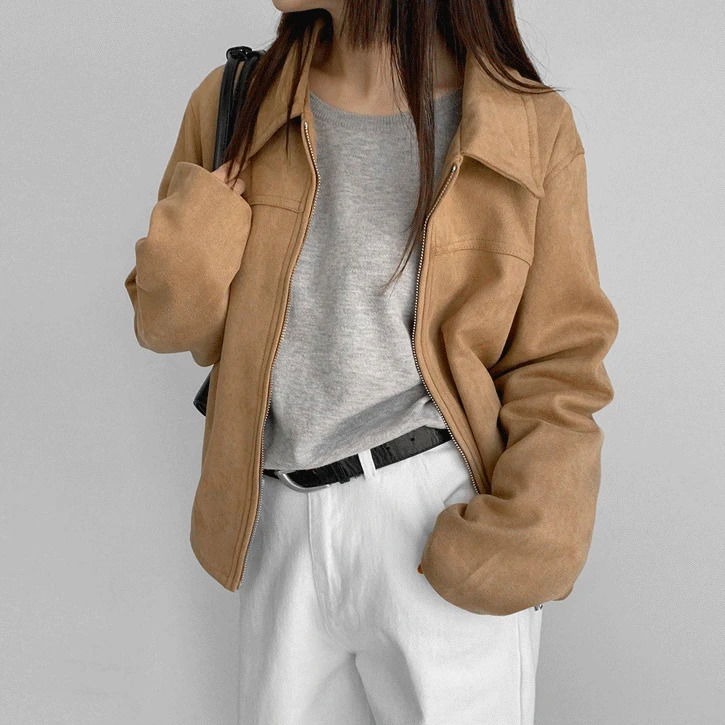Suede Touch 2 Crop Collar Jacket